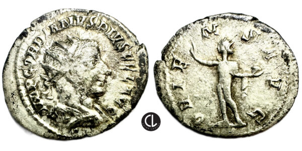 Roman Imperial, Gordian III, 238-244 AD, AR Antoninianus (silver, 3.72g, 24.8mm), Antioch Mint, 242-244 AD