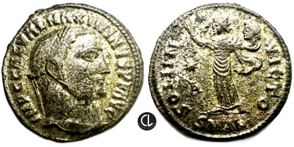 Roman Imperial, Maximinus II, 310-313 AD, BI Follis (silvered bronze, 5.74g, 21.4mm), Nicomedia Mint, 312 AD