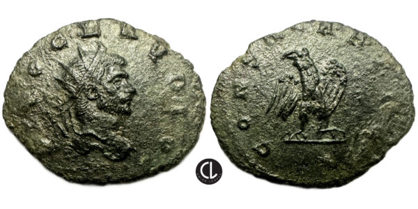 Divus Claudius II Gothicus, AE Antoninianus, Rome Mint, AD 270-271 - Eagle