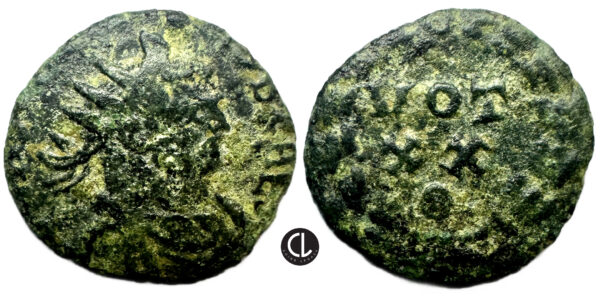 Maximianus, AE Radiate Fraction, Ticinum Mint, Circa 299 AD