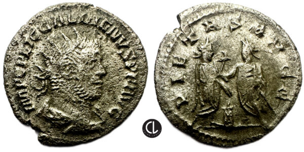 Gallienus, BI Antoninianus, Samosata Mint, 253-268 AD - Valerian and Gallienus