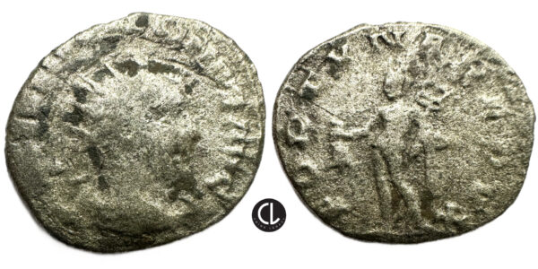 Valerian I, BI Antoninianus, Antioch Mint, 253-260 AD - Mercury