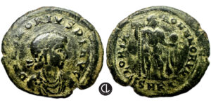Honorius, AE Follis, Cyzicus Mint, 392-395 AD