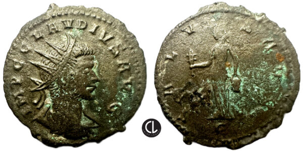 Claudius II Gothicus, BI Antoninianus, Antioch Mint, 268-270 AD - Isis