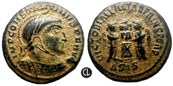 Constantine I, AE Follis, Siscia Mint, 318 AD