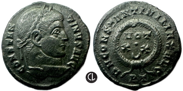 Constantine I 'the Great', AE Nummus, Ticinum Mint, 322-325 AD