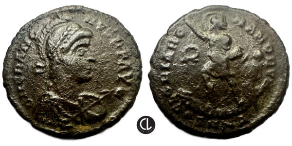 Gratian, AE Nummus, Nicomedia Mint, 367-375 AD - RR