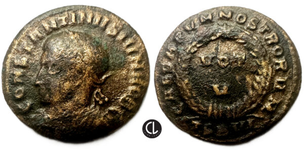 Constantine II, as Caesar, AE Nummus, Thessalonica Mint, 320-321 AD