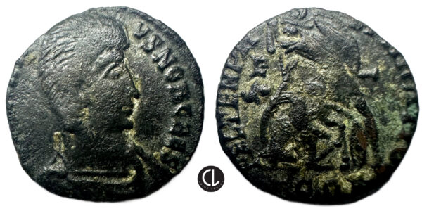 Julian II, AE Follis, Arelate (Arles) Mint, 355-360 AD - RRR