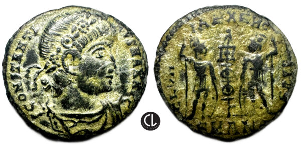 Constantine I, AE Nummus, Antiochia Mint, 335-337 AD