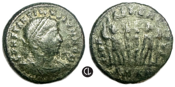 Constantine II, as Caesar (Constantine I, 306-337), AE Nummus, Cyzicus Mint, 333-334 AD