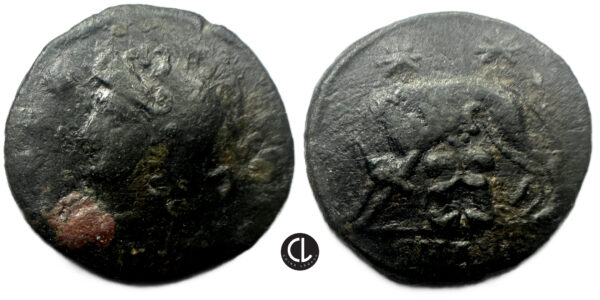 Roman Imperial, City Commemorative,AE Nummus (bronze, 1.78g, 14.8mm), Struck under Constantine I, Antioch Mint, 330-335 AD