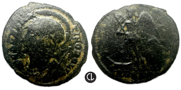 Roman Imperial, Commemorative Series, AE Follis (bronze, 2.21g, 19.3mm), Constantinopolis Mint, 336-337 AD
