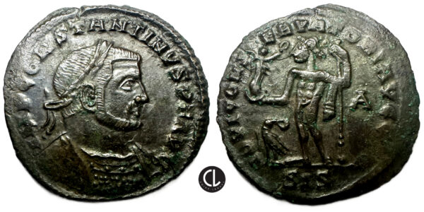 Roman Imperial, Constantine I "the Great", 306-337 AD, AE Follis (bronze, 3.15g, 22.7mm), Siscia Mint, 313-315 AD