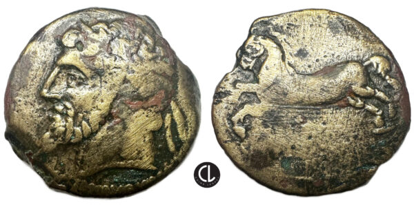 Kings of Numidia, Massinissa or Micipsa, AE Unit,  203-148 BC or 148-118 BC