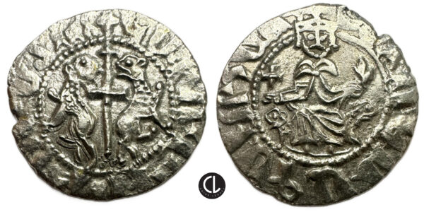 Cilician Armenia. Royal. Levon I, AR Tram, AD 1198-1219