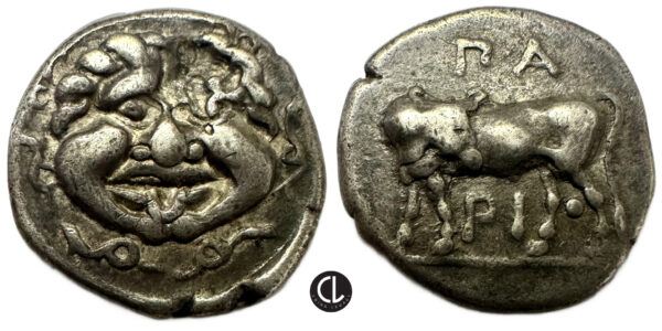 Greek, Mysia, Parion, AR Hemidrachm (silver, 2.34g, 14mm), circa 4th century BC